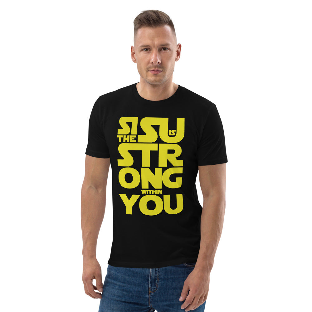 Sisu is strong within you Finnish Organic T-Shirt - alternate view - Very Finnish Problems