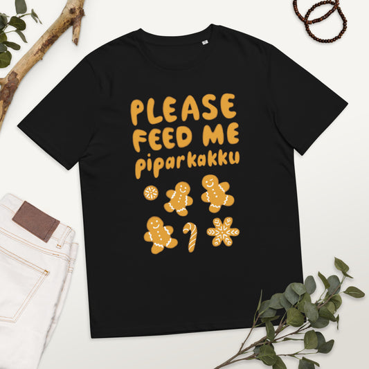 Feed me piparkakku recycled Finnish Food T-Shirt - Very Finnish Problems official t-shirt