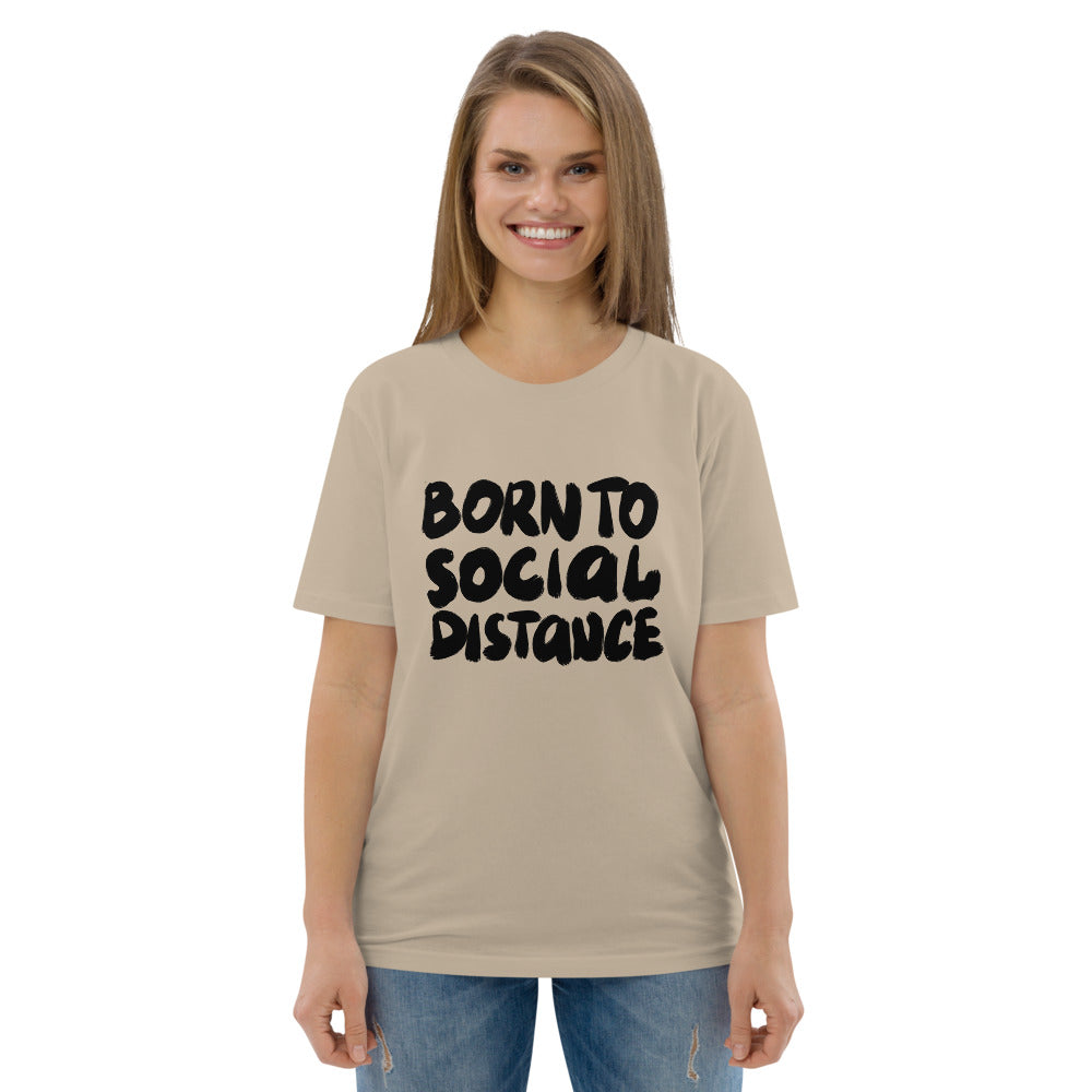 Born to social distance Finnish Organic T-Shirt - Finnish t-shirt from Very Finnish Problems
