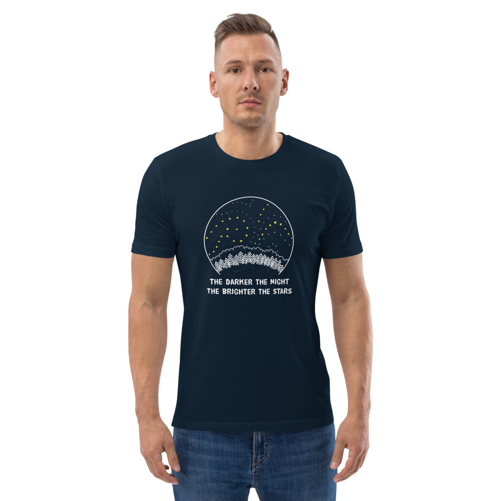The darker the night... Finnish Organic T-Shirt - Finnish t-shirt from Very Finnish Problems
