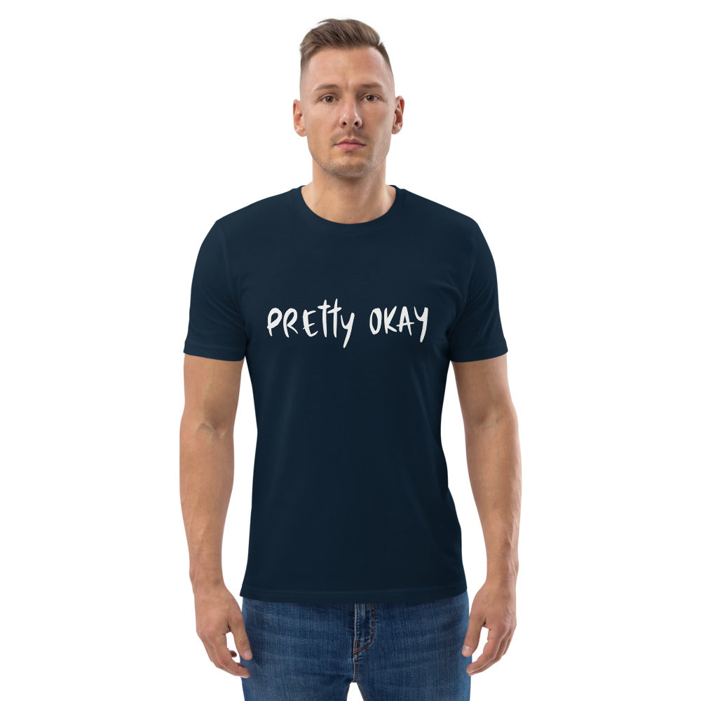 Pretty Okay Finnish Organic Humour T-Shirt - Finnish t-shirt from Very Finnish Problems
