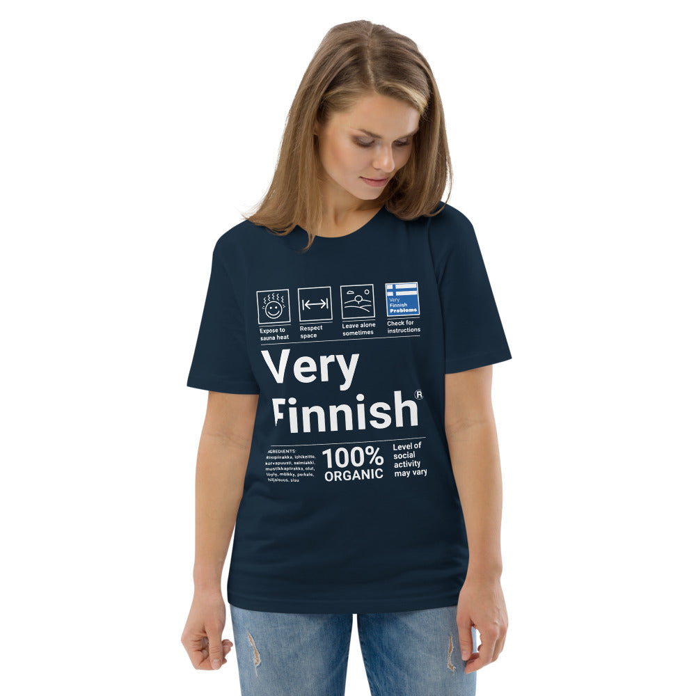 Very Finnish Organic service manual Winter T-Shirt - Finnish t-shirt from Very Finnish Problems
