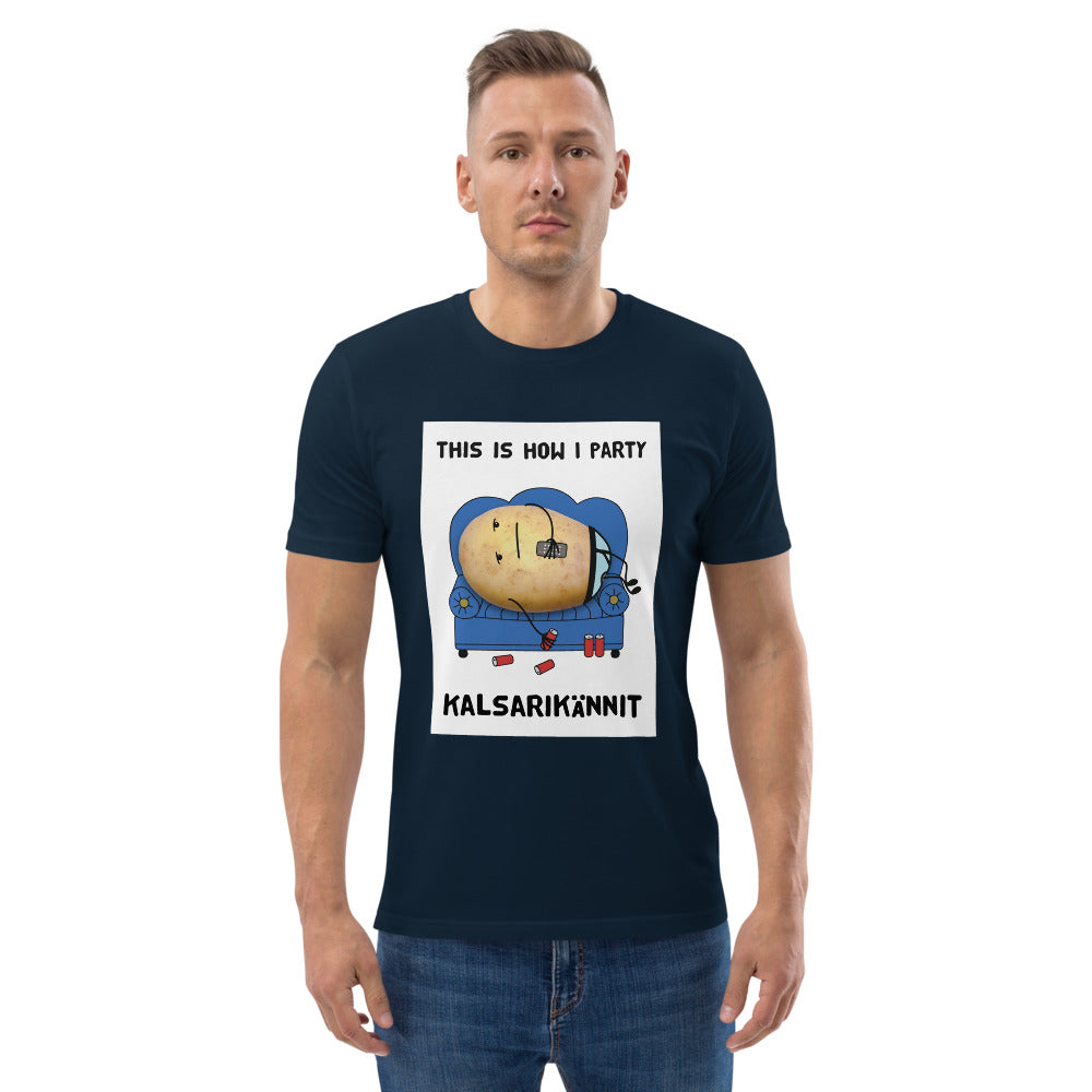 This is how I party Finnish Organic Eco T-Shirt - Finnish t-shirt from Very Finnish Problems