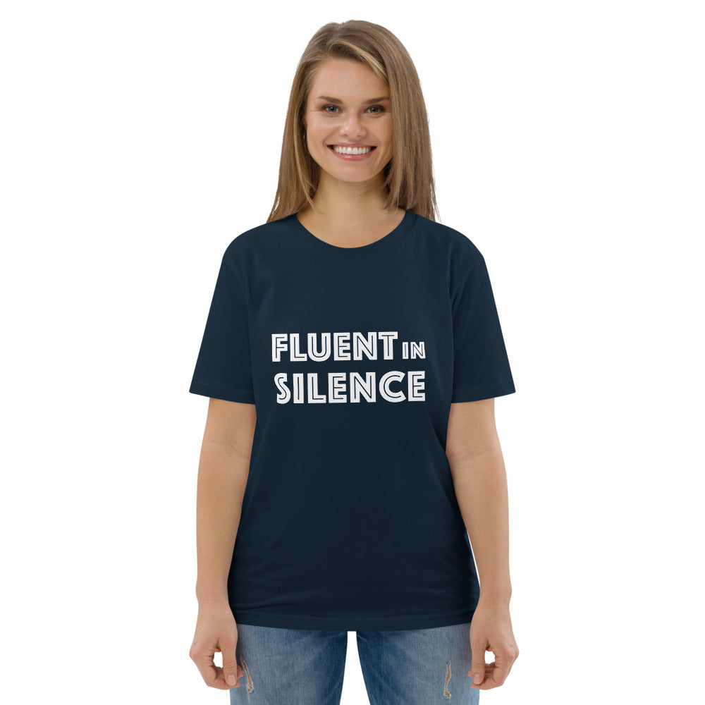 Fluent in silence Finnish Organic T-Shirt - alternate view - Very Finnish Problems