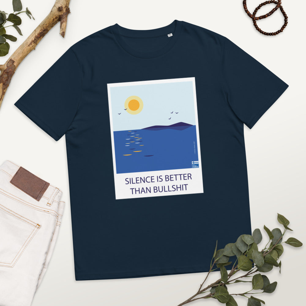 Silence is better than bullshit Finnish T-Shirt - Finnish t-shirt from Very Finnish Problems