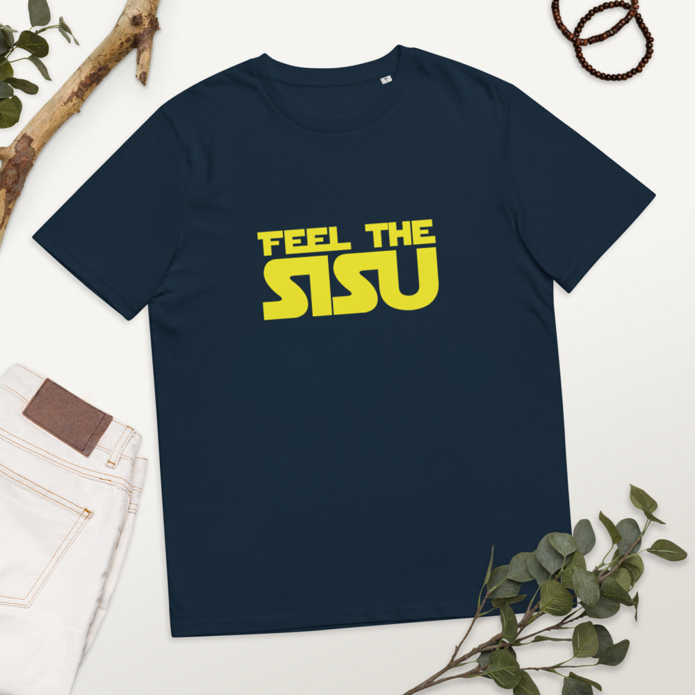 Feel the Sisu Unisex organic cotton t-shirt - Finnish t-shirt from Very Finnish Problems