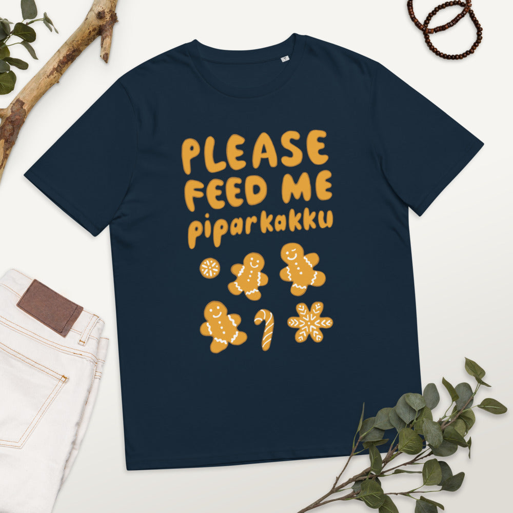 Feed me piparkakku recycled Finnish Food T-Shirt - alternate view - Very Finnish Problems