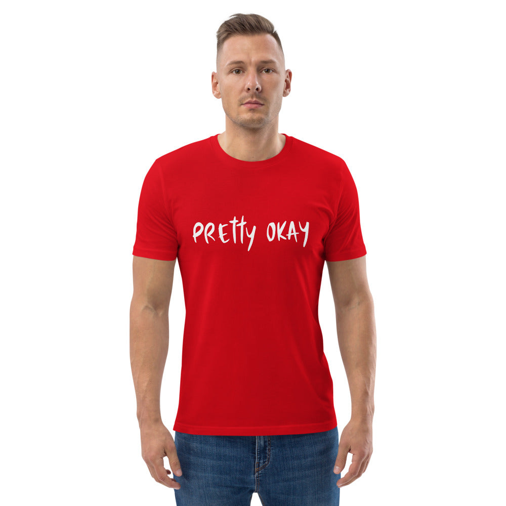 Pretty Okay Finnish Organic Humour T-Shirt - Finnish t-shirt from Very Finnish Problems
