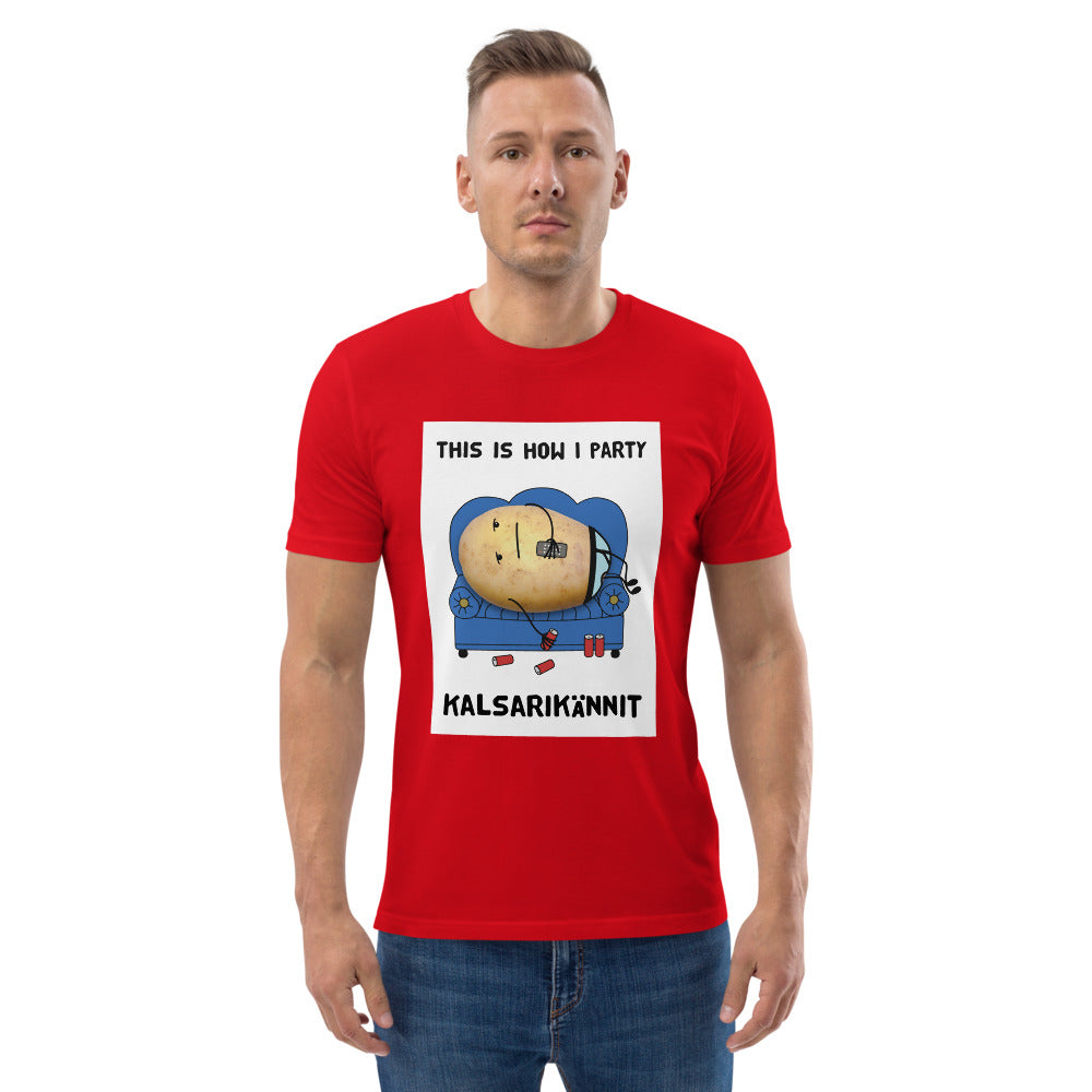 This is how I party Finnish Organic Eco T-Shirt - Finnish t-shirt from Very Finnish Problems