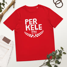 Load image into Gallery viewer, Perkele 100% proof Unisex organic cotton t-shirt
