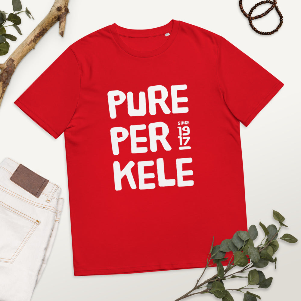 Pure perkele since 1917 Finnish Organic T-Shirt - Finnish t-shirt from Very Finnish Problems