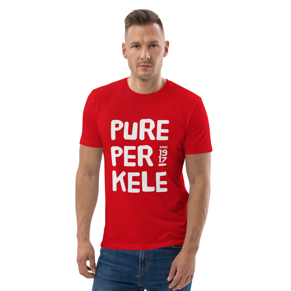 Pure perkele since 1917 Finnish Organic T-Shirt - Finnish t-shirt from Very Finnish Problems