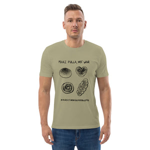 Make pulla not war Unisex organic cotton t-shirt