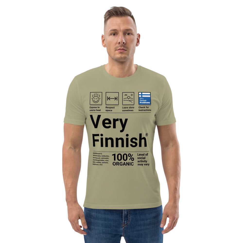 Very Finnish Organic service manual Winter T-Shirt - Finnish t-shirt from Very Finnish Problems