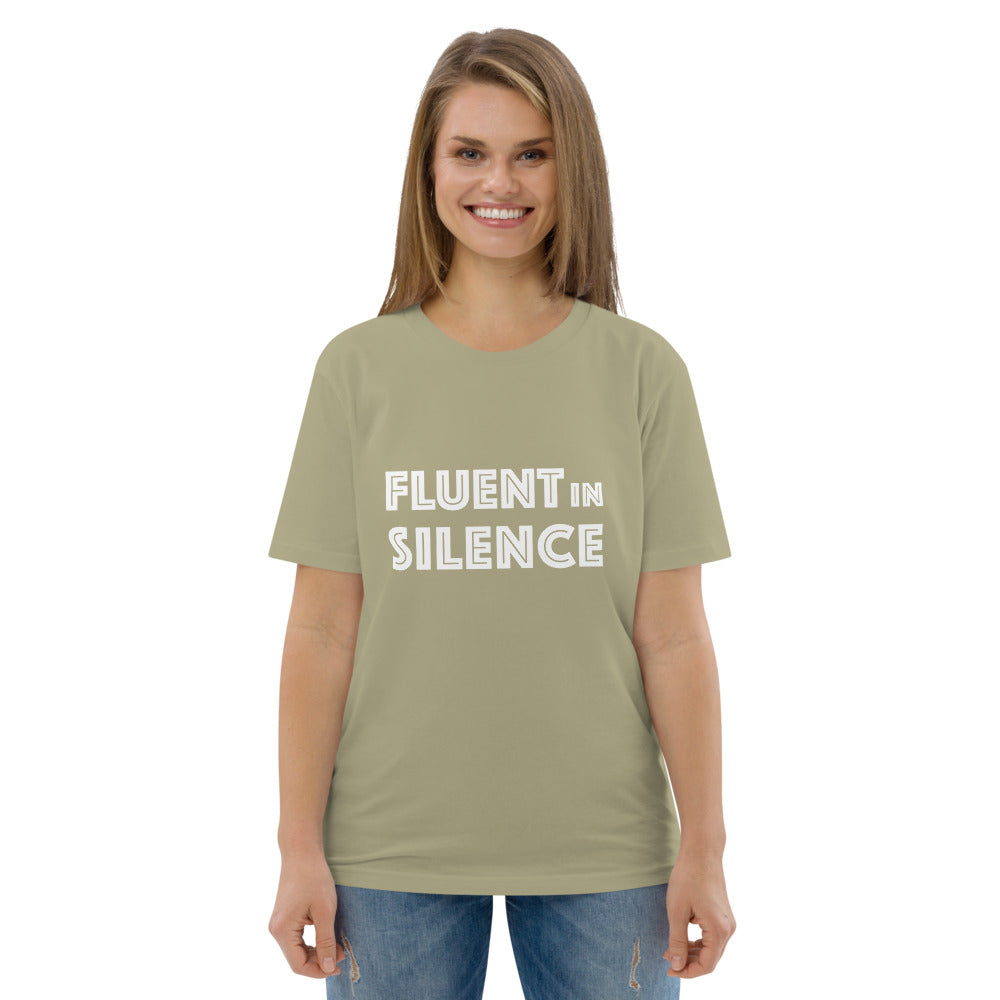 Fluent in silence Finnish Organic T-Shirt - Finnish t-shirt from Very Finnish Problems