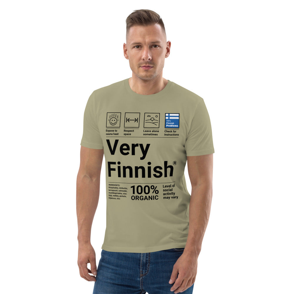 Very Finnish Organic service manual Winter T-Shirt - Finnish t-shirt from Very Finnish Problems