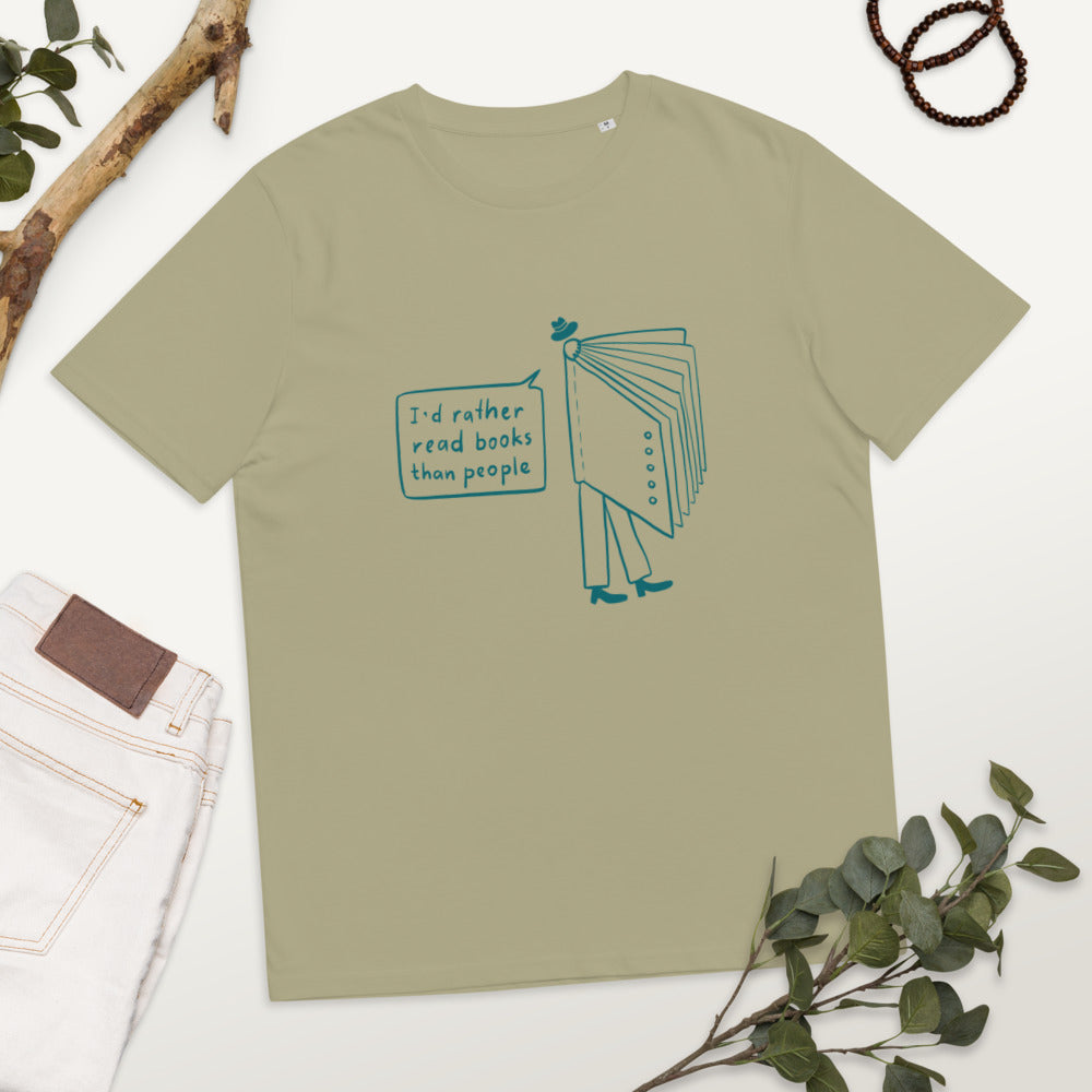 Read people Finnish Organic Introvert T-Shirt - Finnish t-shirt from Very Finnish Problems