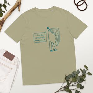 Read people Unisex organic cotton t-shirt