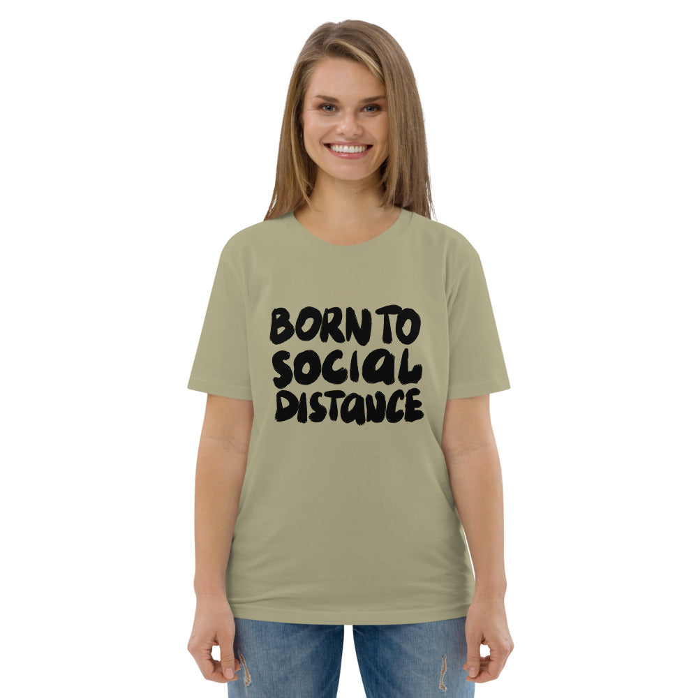 Born to social distance Finnish Organic T-Shirt - Finnish t-shirt from Very Finnish Problems