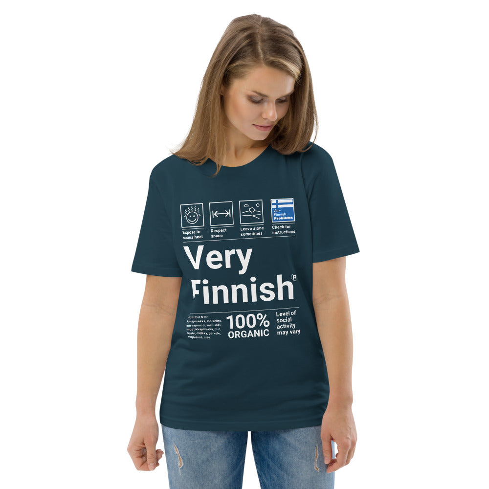 Very Finnish Organic service manual Winter T-Shirt - Finnish t-shirt from Very Finnish Problems