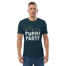 Load image into Gallery viewer, Pukki party Unisex organic cotton t-shirt
