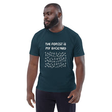 Load image into Gallery viewer, Forest is my backyard 2 Unisex organic cotton t-shirt
