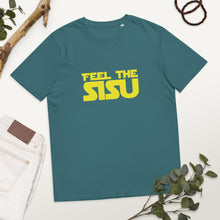 Load image into Gallery viewer, Feel the Sisu Unisex organic cotton t-shirt
