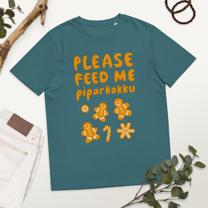 Feed me piparkakku Unisex recycled t-shirt