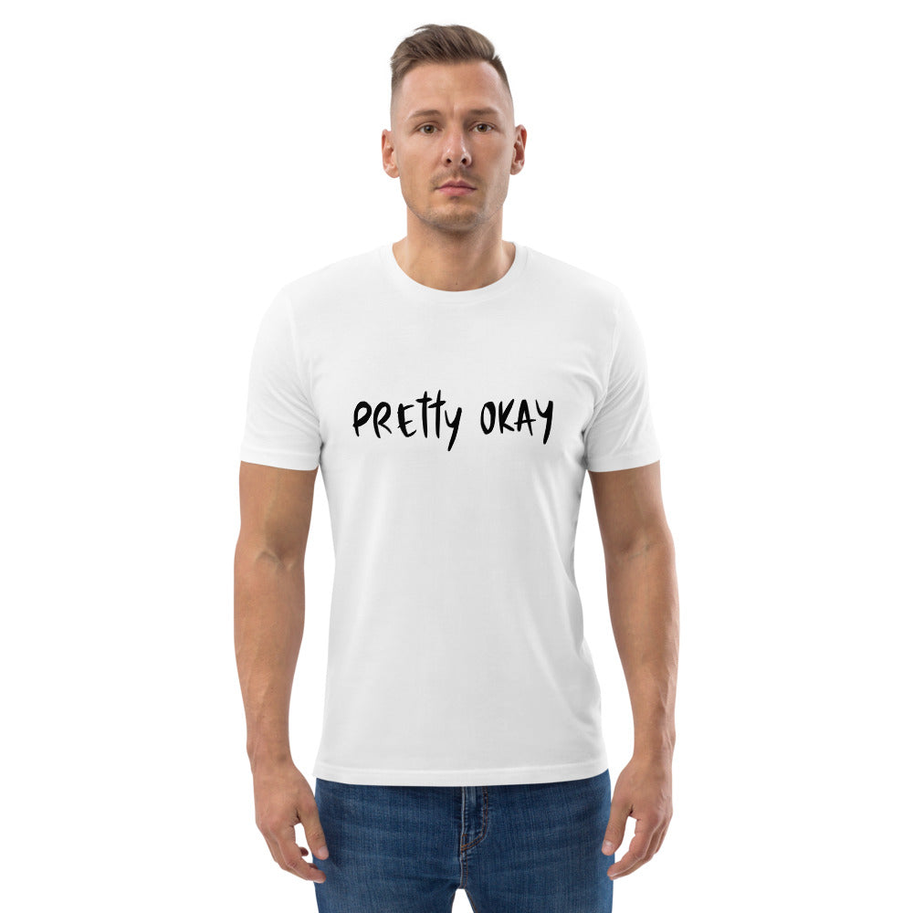 Pretty Okay Finnish Organic Humour T-Shirt - Finnish t-shirt from Very Finnish Problems