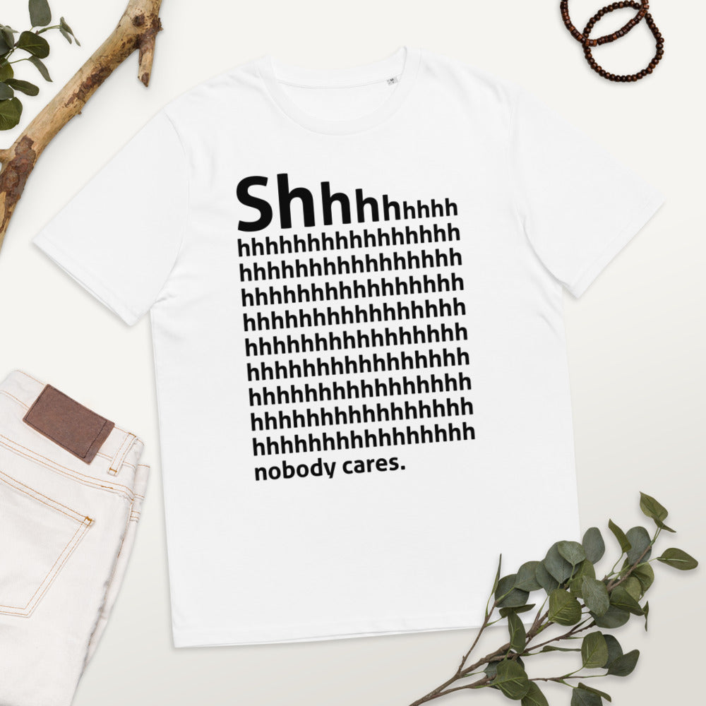 Shhh... Finnish Organic Introvert T-Shirt - alternate view - Very Finnish Problems