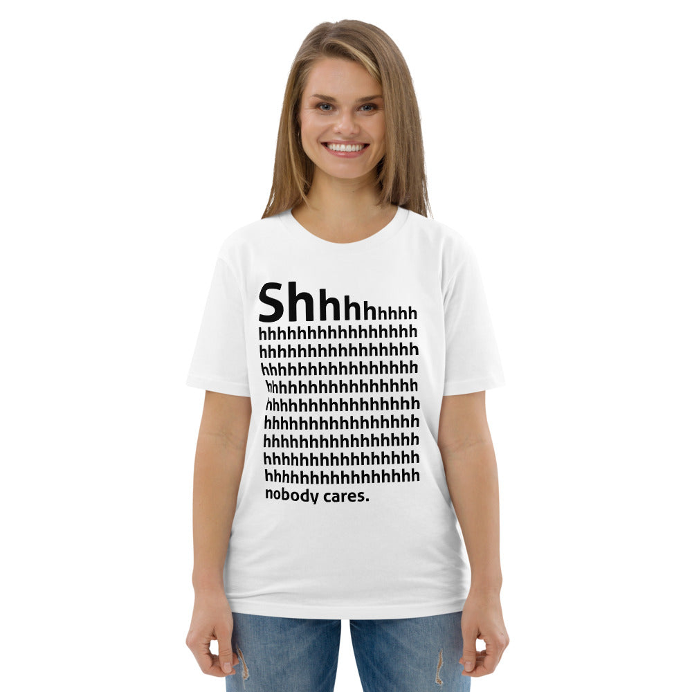 Shhh... Finnish Organic Introvert T-Shirt - alternate view - Very Finnish Problems