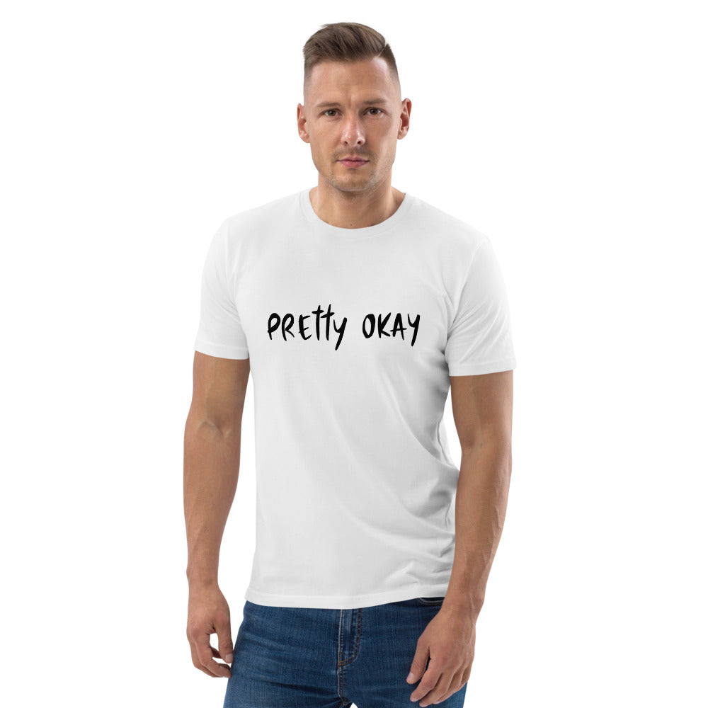 Pretty Okay Finnish Organic Humour T-Shirt - Finnish t-shirt from Very Finnish Problems