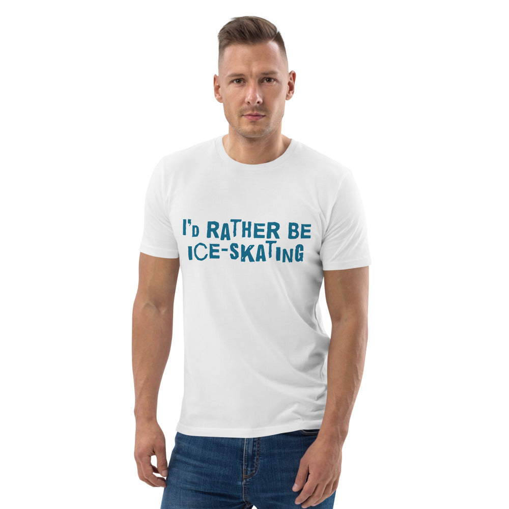 I'd rather be ice-skating Finnish Organic T-Shirt - Very Finnish Problems official t-shirt
