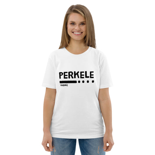 Perkele loading... Finnish Organic T-Shirt - Very Finnish Problems official t-shirt