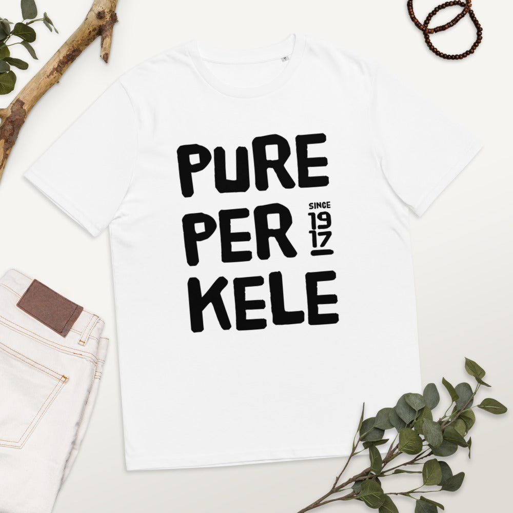 Pure perkele since 1917 Finnish Organic T-Shirt - alternate view - Very Finnish Problems