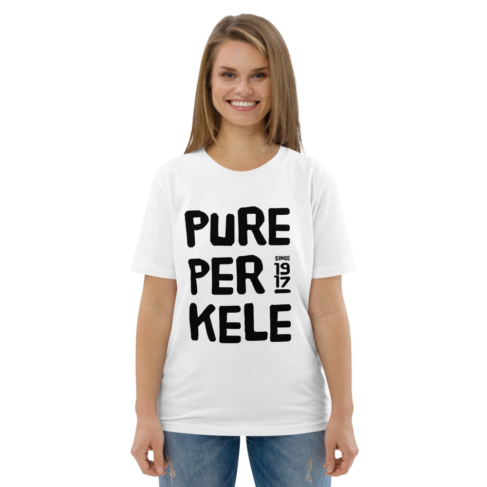 Pure perkele since 1917 Finnish Organic T-Shirt - Finnish t-shirt from Very Finnish Problems