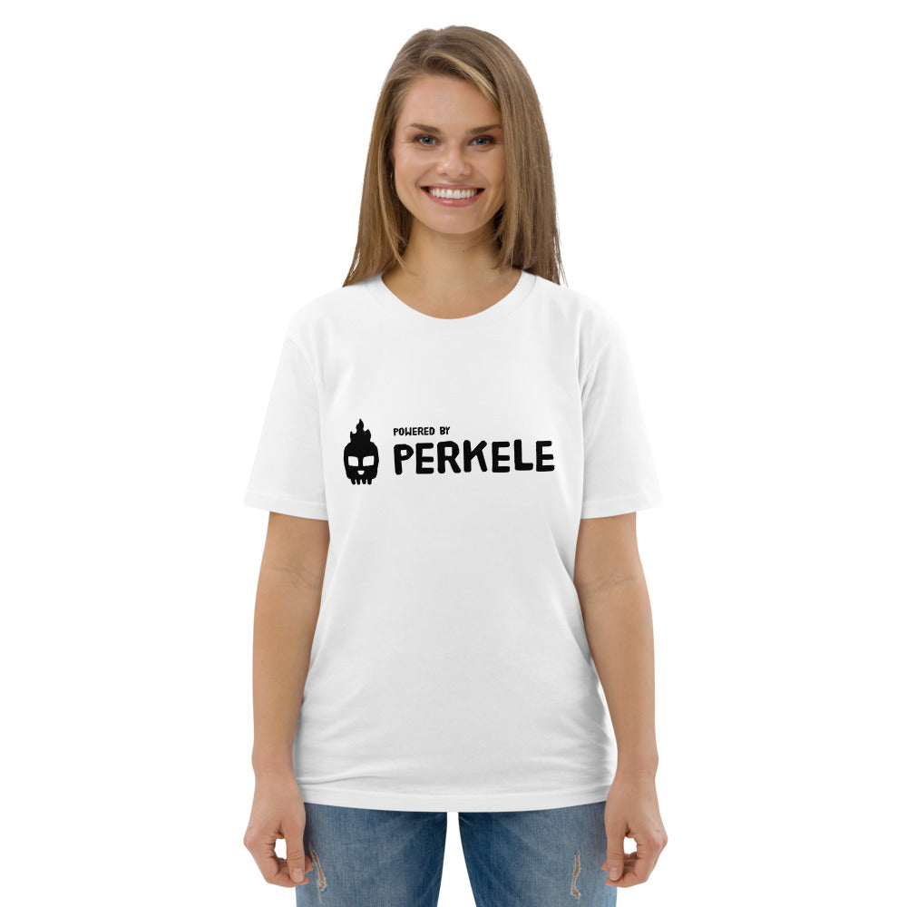 Powered by Perkele Finnish Organic T-Shirt - alternate view - Very Finnish Problems
