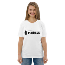 Load image into Gallery viewer, Powered by Perkele Unisex organic cotton t-shirt
