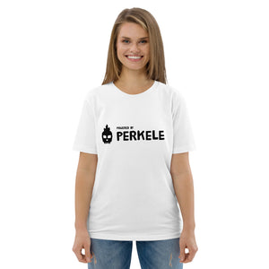Powered by Perkele Unisex organic cotton t-shirt