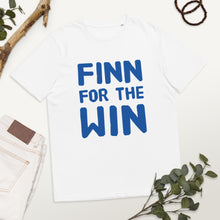 Load image into Gallery viewer, Finn for the win Unisex organic cotton t-shirt

