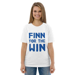 Finn for the win Unisex organic cotton t-shirt