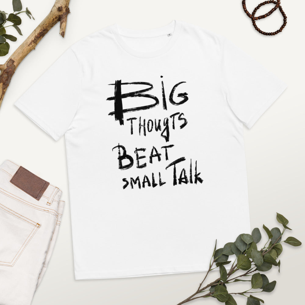 Big thoughts... Finnish Organic Introvert T-Shirt - alternate view - Very Finnish Problems