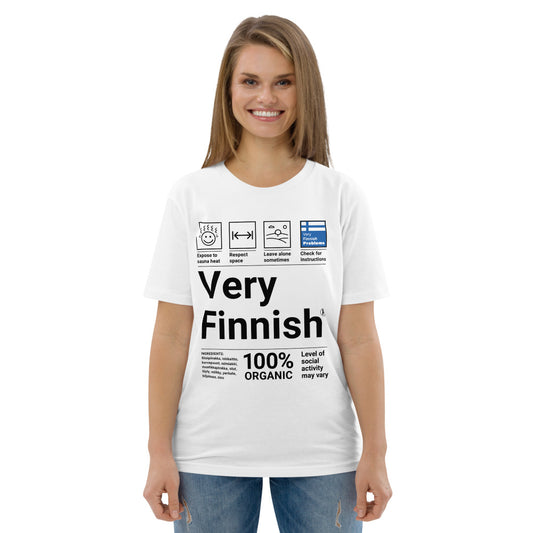 Very Finnish Organic service manual Winter T-Shirt - alternate view - Very Finnish Problems