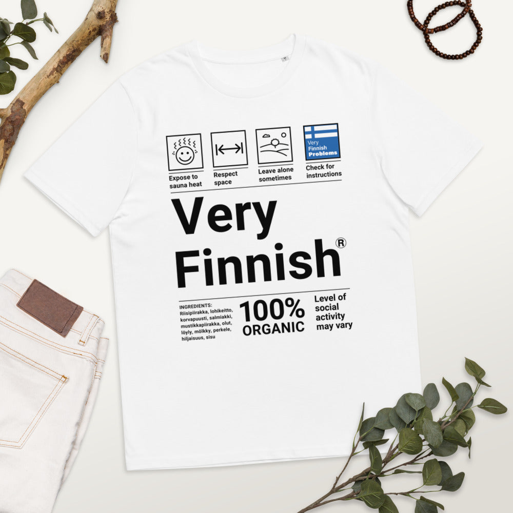 Very Finnish Organic service manual Winter T-Shirt - alternate view - Very Finnish Problems