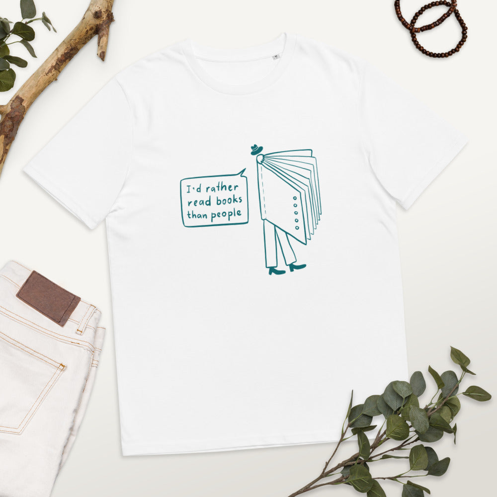 Read people Finnish Organic Introvert T-Shirt - Finnish t-shirt from Very Finnish Problems
