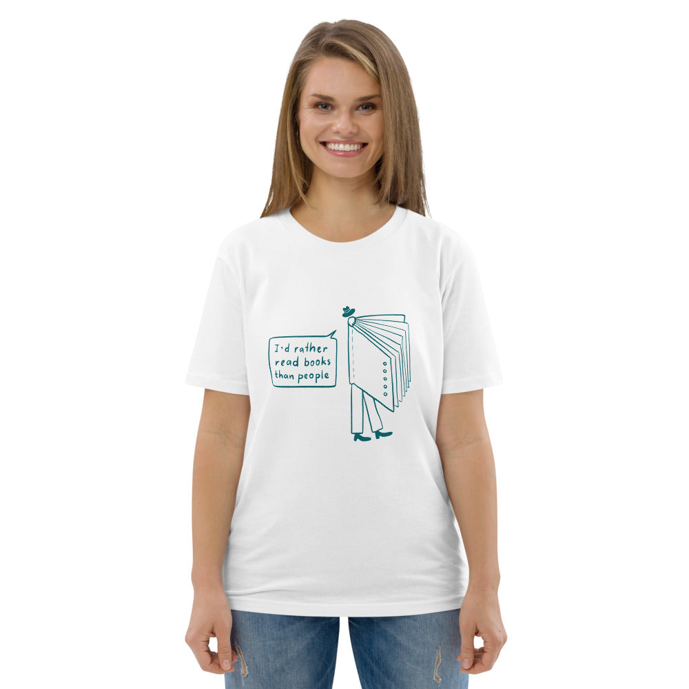 Read people Finnish Organic Introvert T-Shirt - Finnish t-shirt from Very Finnish Problems
