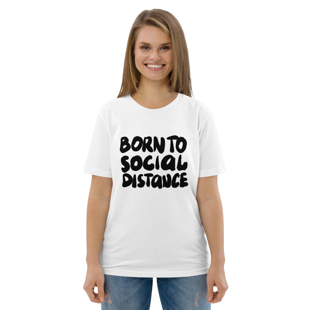 Born to social distance Finnish Organic T-Shirt - Finnish t-shirt from Very Finnish Problems