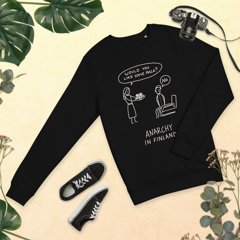 Anarchy in Finland organic Finnish Food Sweatshirt - alternate view - Very Finnish Problems
