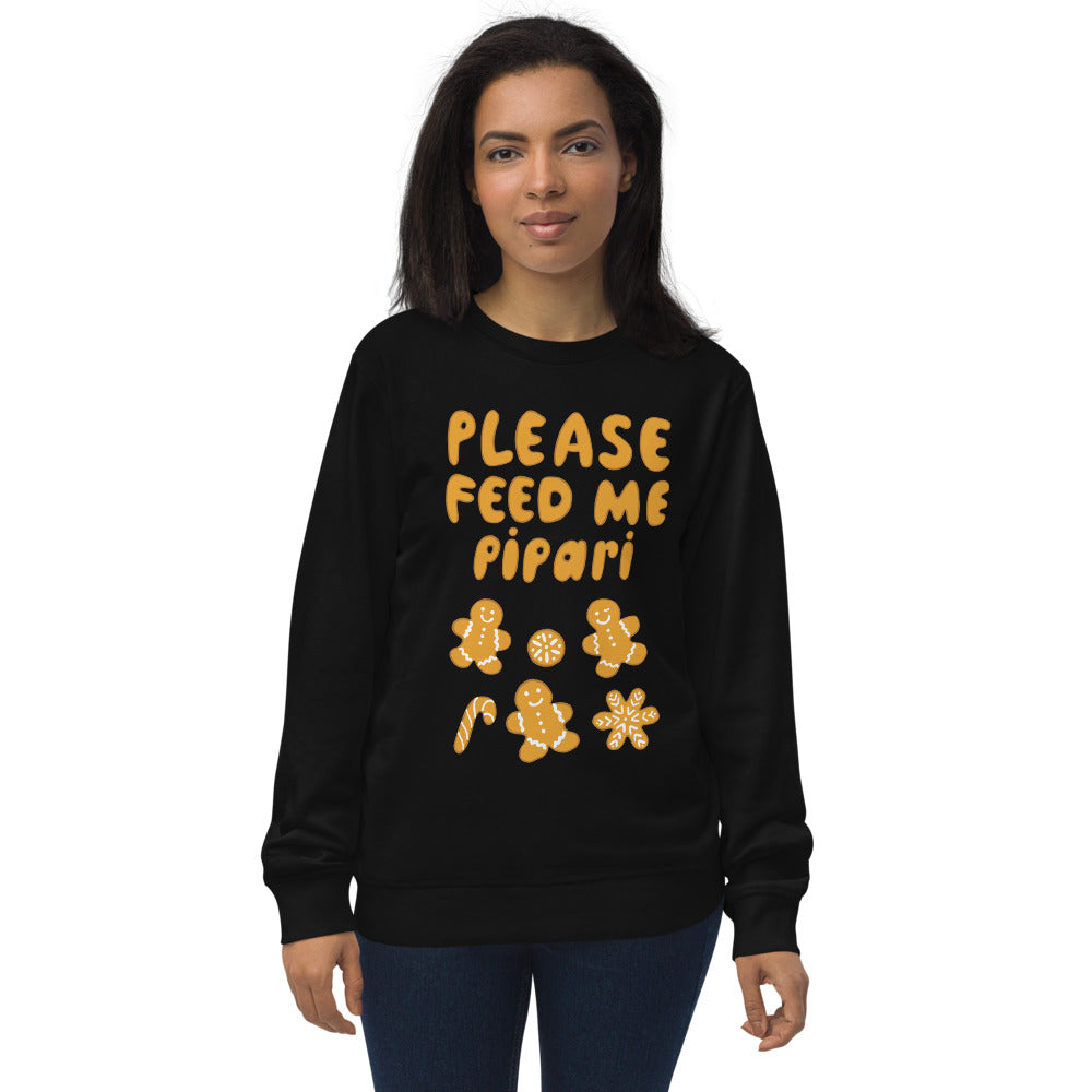 Feed me pipari organic Finnish Holiday Sweatshirt - Very Finnish Problems official sweatshirt