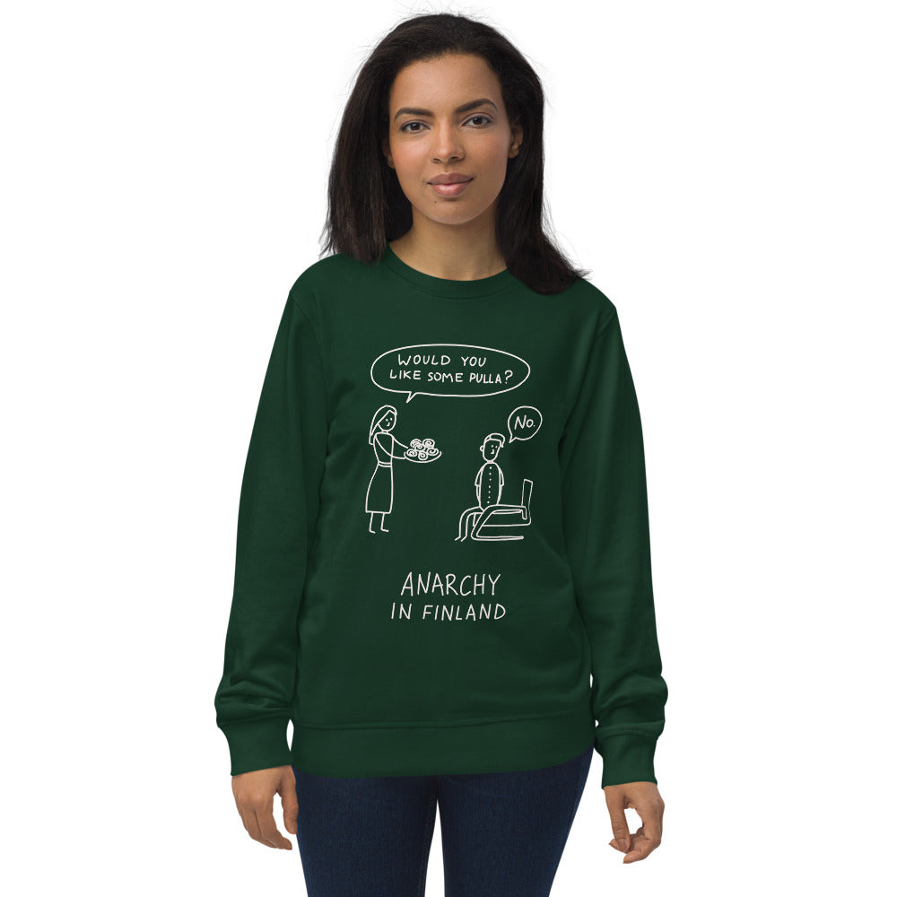 Anarchy in Finland organic Finnish Food Sweatshirt - alternate view - Very Finnish Problems